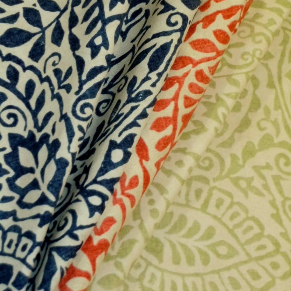 Cotton Cast a Shadow Fabric Celery - Picture 3 of 6